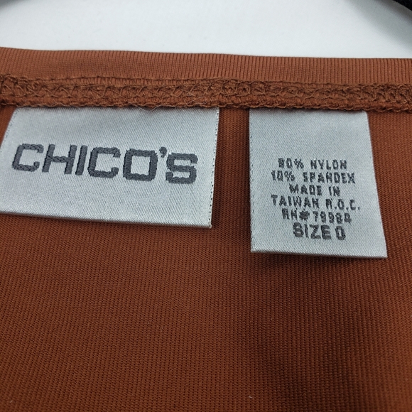 Chico's Women's Top Short Sleeve Tee Size 0  Small - Picture 3 of 4